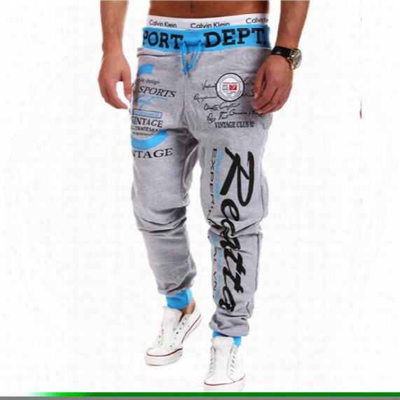 Wholesale-2016 New Style Fashion Mens Pants Harem Pant Hip Hop Sweatpants,casual Joggers Cargo