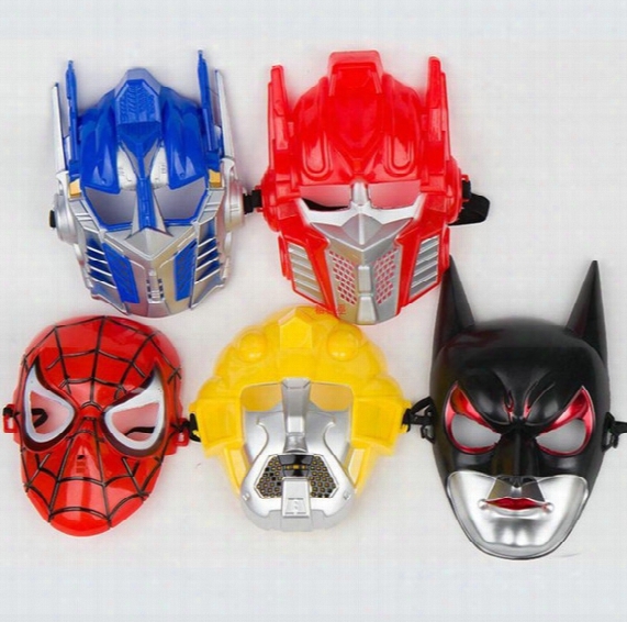Wholesale Cartoon Mask, Batman, Transformers, Spider-man, Hornet Mask,halloween Party Mask, Free Shipping