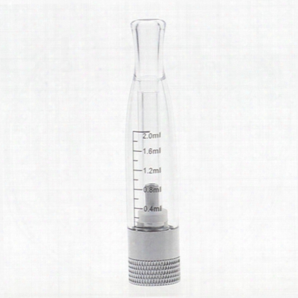 Wholesale- Gs-h2 Clearomizer 2.0ml Capacity Bottom Heating Cartomizer 8 Colors For Electronic Cigarette 50pcs/lot