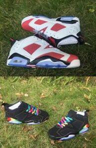 With Box Air Retro 6 Vi Carmine Multi-color Women Men Basketball Shoes Aaaa High Quality Wholesale Size Usa 5.5 13 Sneakers Cheap