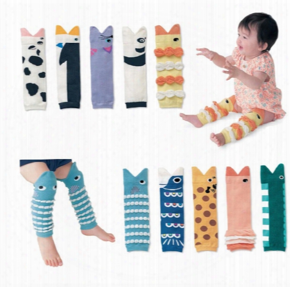 2016 Spring Baby Leg Warmers Animal Kneepad Boot Crochet Cartoon Leg Warmers Boot Cuffs Boot Toppers For Kids Winter Warm Boot Socks K6329