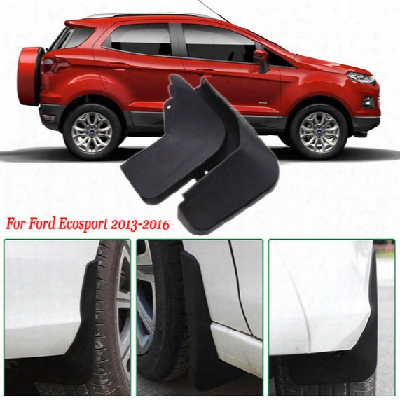 4x Front/rear Car Mud Flaps Splash Guard Mudguard Mudflaps Car Fender For Ford Ecosport 2013-2016