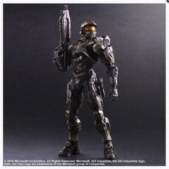 Brand New Play Arts Halo 5 Guardians Master Chief 26cm Action Figure Toy New With Box