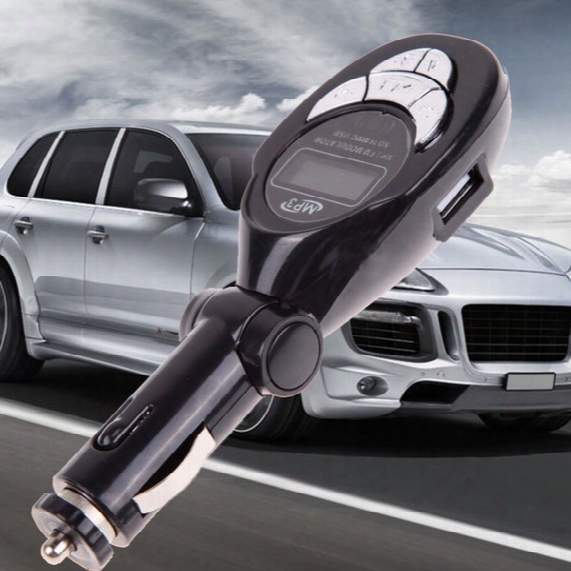 Car Mp3 Player Wireless Fm Transmitter Bluetooth Lcd Usb/sd/mmc/cd Remote Control Foldable Car Mp4 Mp3 Fm Modulator Player D-cz