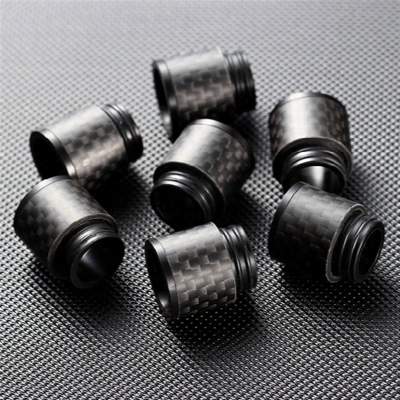 Carbon Fiber Tfv8 Drip Tips Peremptory Wide Bore Drip Tip Atomizer 810 Mouthpieces For Tfv8 Big Baby Tfv12 Rta Tank