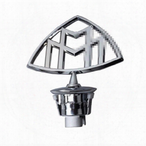 Chrome Metal Car Styling Refitting Emblem Sticker Trunk Side Hood Stand Logo Wheel Cap Key For Benz Maybach S400 S500 S600 W222