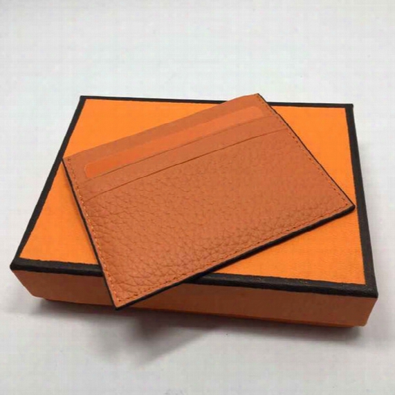 Credit Card Holder Wallet High Quality 100% Genuine Leather Business Card Holder 2017 New Fashion Card Case For Man Id Cards Protector