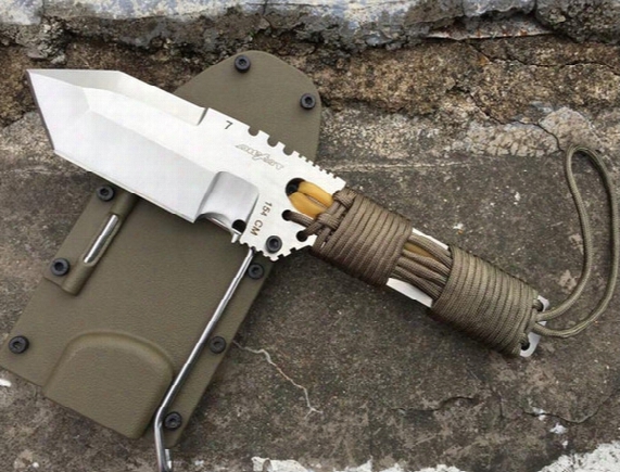 Dwaine Carrillo Dc7 Tactical Straight Knife 154cm Steel Abs Sheath Camping Survival Knives Outdoor Jungle Hunting Multi Tools