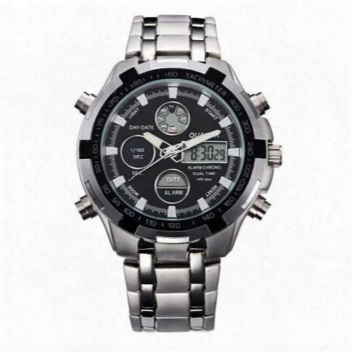 Fashion Mens Sport Watch Led Gold Big Face Quartz-watch Men Waterproof Wrist Watch Male Watches Clock Relogio Masculino