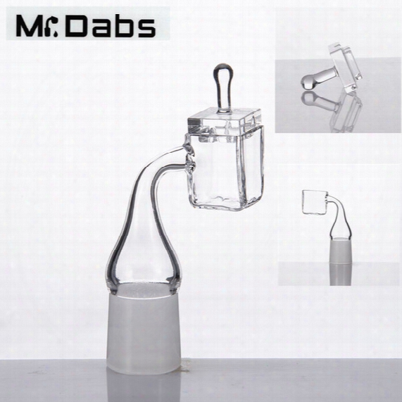 Good Quality Sugar Cube Styled Quartz Banger Nail Frosted Joint With Carb Cap Free Shipping At Mr_dabs