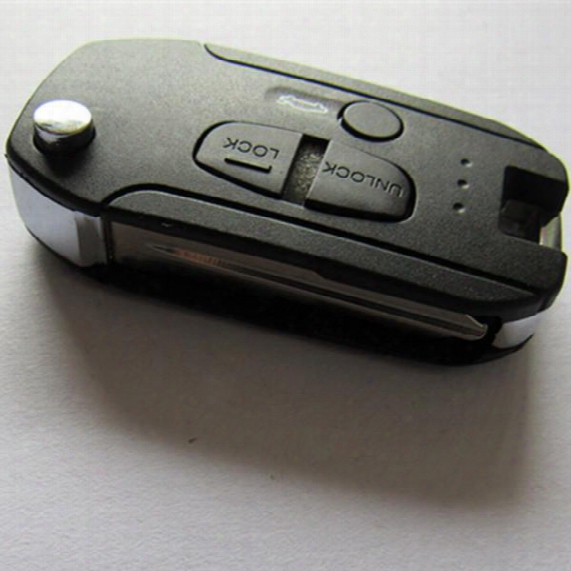 Hot Car Modified Flip Folding Key Shell 3 Buttons Remote Key Case For Mitsubishi Grandis Key Blank Fob With Left Blade