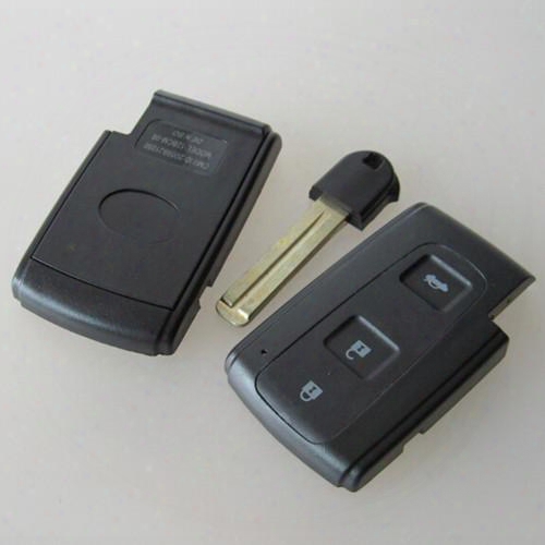 Hot Sell 3 Button Smart Remote Key Blank Shell Fob Key Case For Toyota Crown Key Case With Toy48 Blade