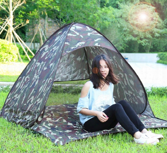 Instant Quick Cabana Beach Tent Outdoor Automatic Foldable Sun Shelter 3 - 4 Person Portable Uv Protection Pop Up 6 Colors +b