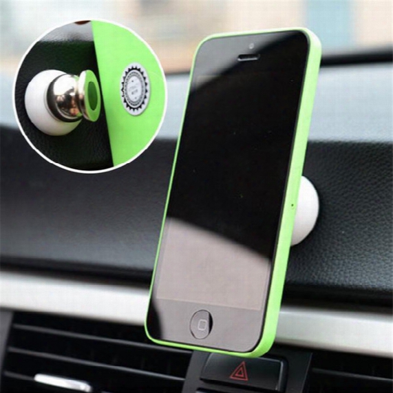 Magnetic 360 Degree Rotation Mini Phone Car Holder Magnet Dashboard Mobile Phone Holder For Apple Iphone Samsung Smart Phone Gps
