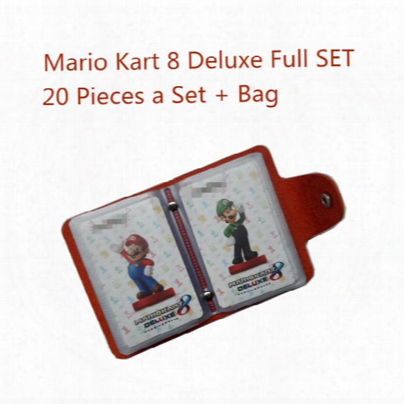 Mario Kart 8 Deluxe Full Set Ntag215 Amiibo Card Whole Set-20pcs/lot