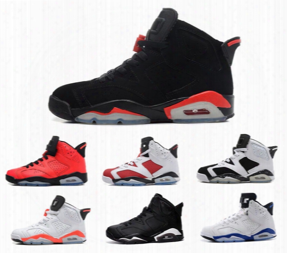 New Air Retro 6 Men Ba Sketball Shoes Hare Carmine White Infrared Black Cat Sports Blue Olympic Oreo Angry Bull Olympic Maroon Sports Shoes