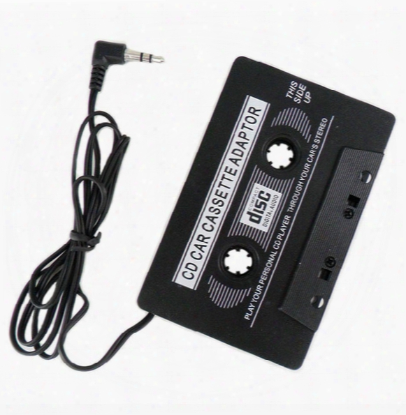 New Audio Car Cassette Tape Adapter Converter 3.5 Mm For Iphone Ipod Nano Mp3 Aux Cd With Retail Packaging High Quality