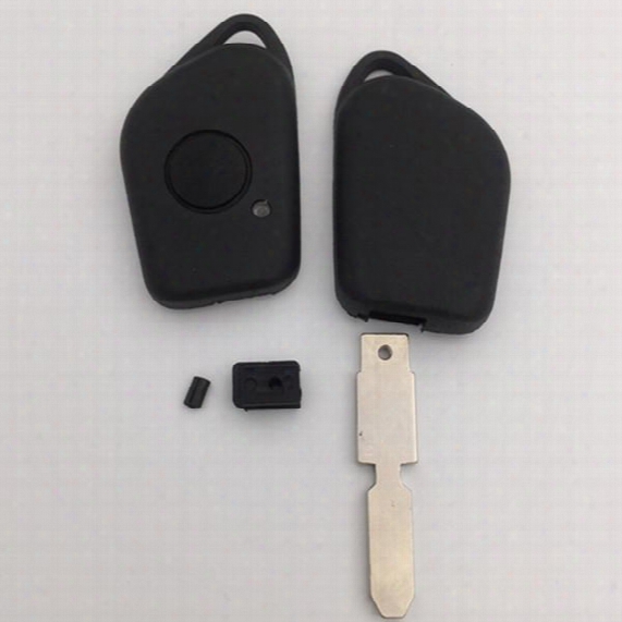 New Popular Replacement Car Key Case For Peugeot 1 Button Remote Key Shell Fob Cover With Ne78 406 Blade No Logo 25pcs/lot