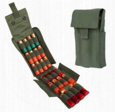 Tactical Magazine Pouch 25 Round 12ga Molle Shells Cartridgee Folding Rifle Ammo Bag Pouch Bullet Holder Shotgun Shell Holder