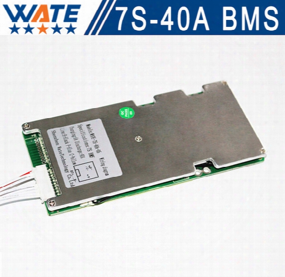 Wholesale- 3.6v3.7v Cell 7s 24v40a Bms Used For 24v 10ah12ah15ah Battery 15a Continuous 50a Peak Discharge With Balance Function
