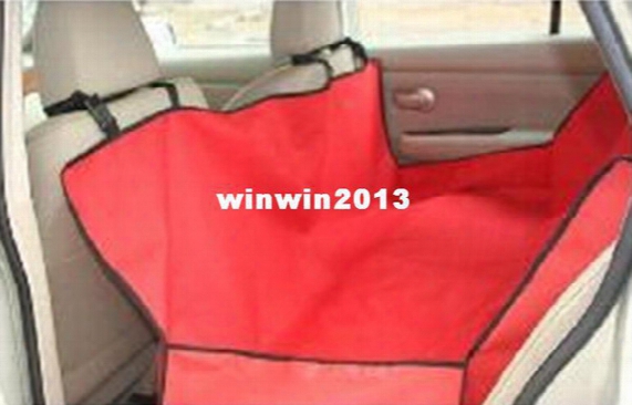Wholesale - Free Shipping Pet Cover, Waterproof Dog Car Seat Cover, Pet Car Mat Red Color Ch0138 0139 0153
