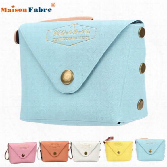 Wholesale- High Quality Student Macaron Bow Serie Fashion Change Purse