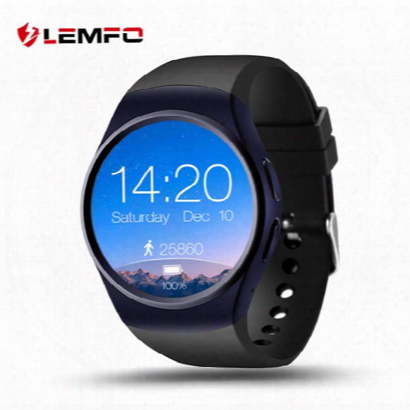 Wholesale- Lemfo Lf18 Smart Watch Support Sim Tf Card Heart Rate Monitor Clock