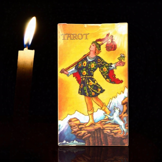 Wholesale- Radiant Rider-waite Tarot Cards Full English Factory Made High Quality Tarot Card With Colorful Gift Box, Cards Game, Board Game