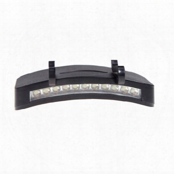11 Led Clip-on Caplight White Light Lamp Cycling Hiking Camping Night Fishing Repair Car Outdoor H11101
