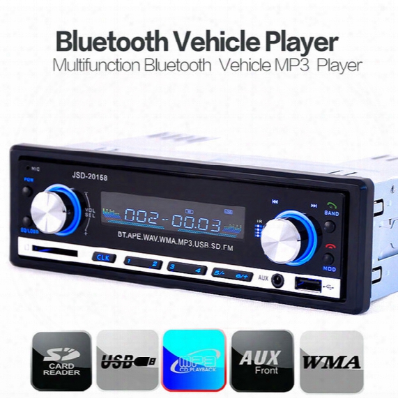 2016 New Style Bluetooth Car Stereo Audio Car Dvd 1 Din In-dash Fm Radio Aux Input Receiver Sd Usb Mp3 Player Cec_823