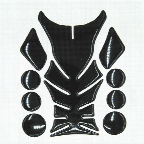Carbon Fiber Motorcycle Car High Quality Decorative Protective Label Sticker Fuel Gas Tank Cap Cover Pad Decal Protector Sticker