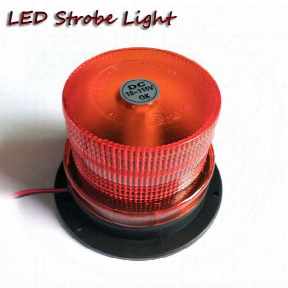 Dc10v-110v Car Magnetic Mounted Vehicle Led Strobe Light Flashing Warning Lamp For Forklift Forestry Machinery Heavy Duty Mining Trucks