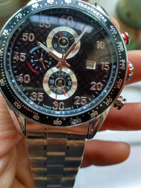 Good Wrist Watches Fo Men Hot Silver Belt With Gift Box Date High Quality Fashion Automatic Men Watch Luxury Sports Steel Men's Watches