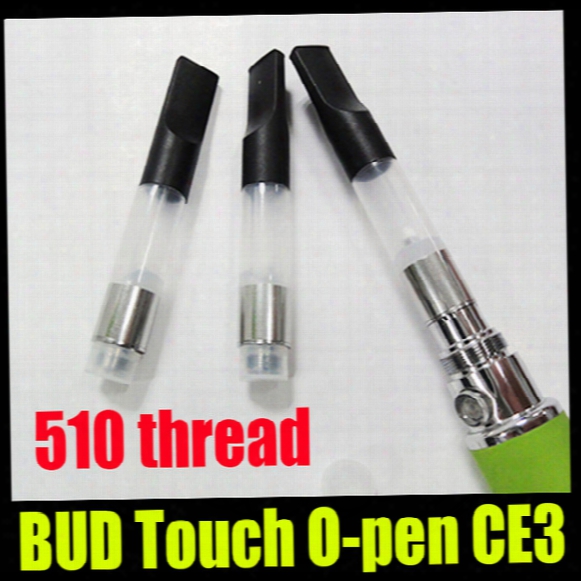 Hot Bud Touch O-pen Ce3 Atomizer 0.5/1ml Vaporizer E Cigarette Vape Oil Cartridge Tank Free Shipping