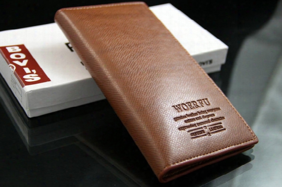 Hot Leather Wallet High Quality Men Pocket Card Clutch Cente Bifold Purse For Men Free Shipping
