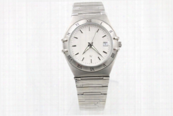 Hot World Famous Brand Classic Constellation Series 123.10.38.21.02.001 All White Automatic Mechanical High Quality Stainless Steel Strap 38