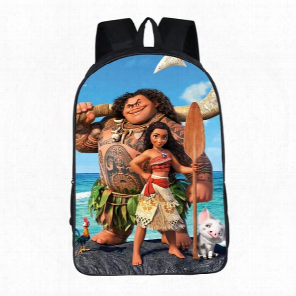 Moana Maui 3d Printing Backpacks For Teenagers Boys And Girls 2017 Trendy Cartoon Theme Mochilas Primary Schoolbags Mochila Escolar