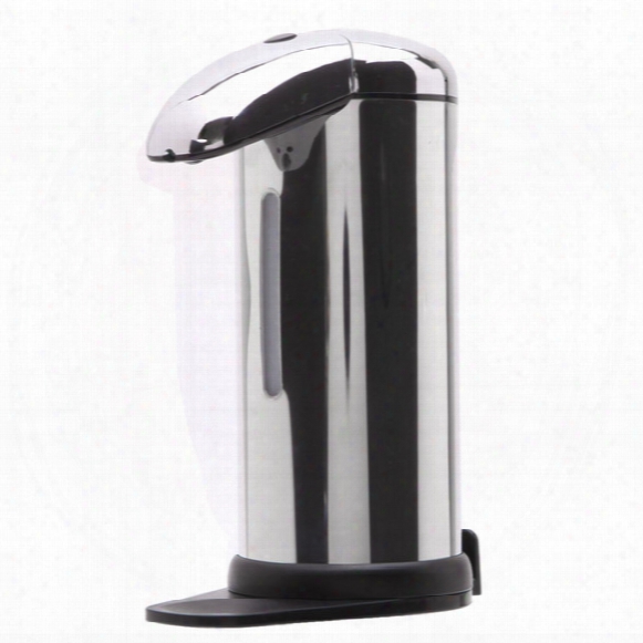 New Arrival! 500ml Sensor Soap Liquid Dispenser Stainless Steel Automatci Hands Free Wash Machine Portable Motion Activated With Stand