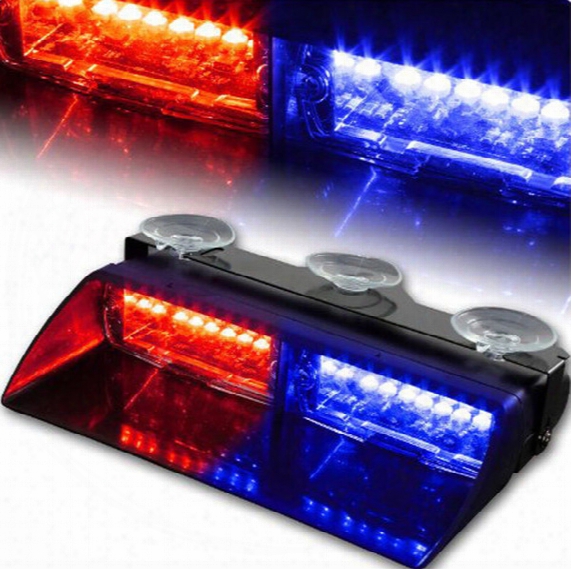S2 Viper Federal Signal 16pcs High Power Led Car Strobe Light Auto Warn Light Police Light Led Emergency Lights 12v Car Front Light Car Lamp