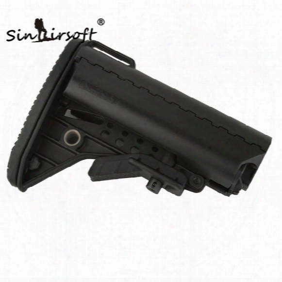 Sinairsoft Tactical Scar Receiver Extension Stock Ar15 Improved Modstock Stock Removable Non-slip Buutstock Fit Both Light And Heavy Airsoft