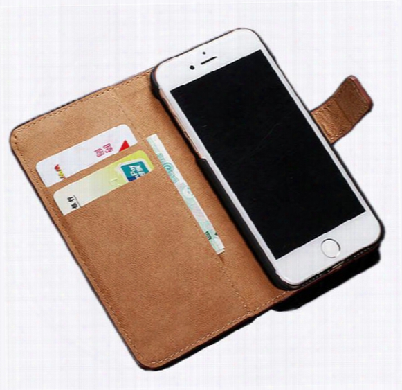 Wallet Pu Leather Case Cover Pouch With Card Slot Photo Frame For Iphone 6 7 6 Plus 7plus 6s Case Cover
