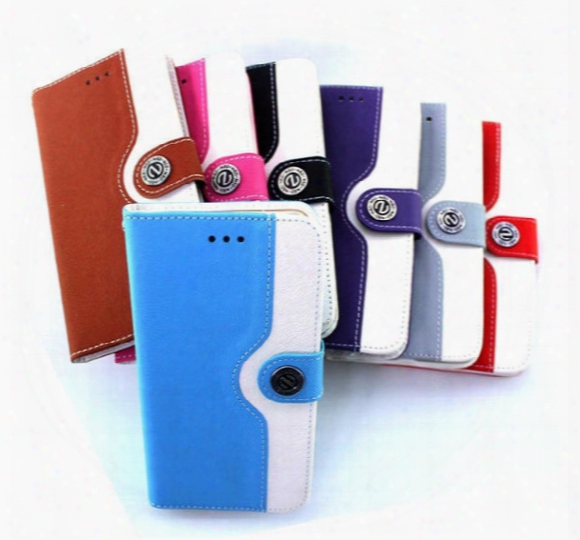 10pcs For Iphone 6 6 Plus Cases Fashion Wallet Leather Case With Credit Card Holder Cover For Iphone 4 4s 5 5s 5c Xy42