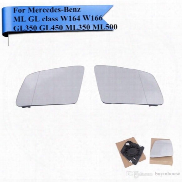 2x Door Wing Mirror Glass Rearview Mirror Glass For Mercedes Benz Ml Gl Class W164 W166 Gl350 Gl450 Ml350 Ml500 V251 #w115