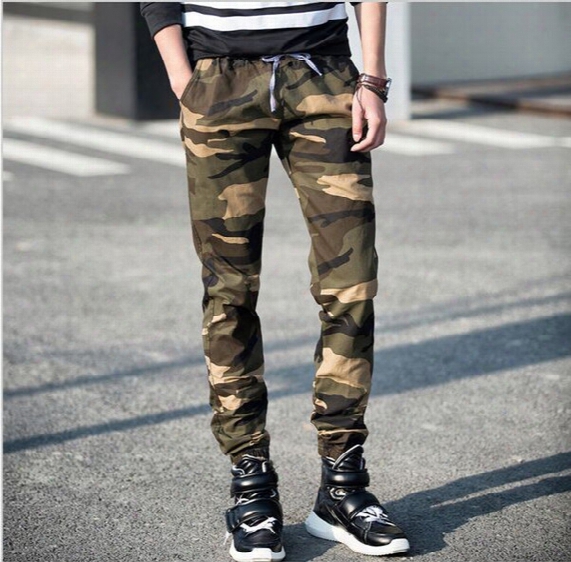 Camo Pants Camouflage Jogger/jogging Pants Men Casual Hip Hop Camo Sport Harem Pants Pantalones Military Cargo Trousers Free Shipping