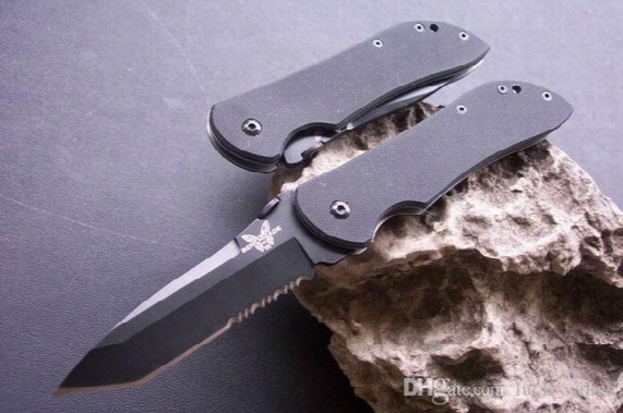 Free Shipping Butterfly Butterfly Benchmade-910 (oem) Help Half-automatic Tactical Knife Outdoors Camping Huting Close-up Fighting Titanium