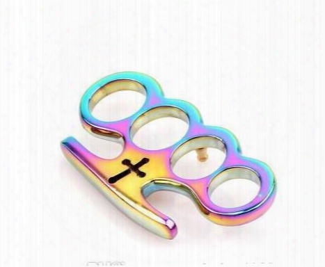 Free Shipping Multi Colors Mafia Cardinal Revenge Buckle Brass Knuckle Duster New Personal Safety Equipment Protective Gear