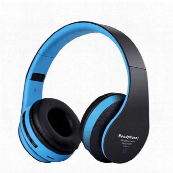 High Definition Bluetooth Headphone Stn-12 Noise Cancelling Wireless Deep Bass Stereo Bluetooth Headset Sport With Mic Support Tf Card