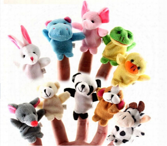 In Stock Unisex Toy Finger Puppets Finger Animals Toys Cute Cartoon Children&#039;s Toy Stuffed Animals Toys