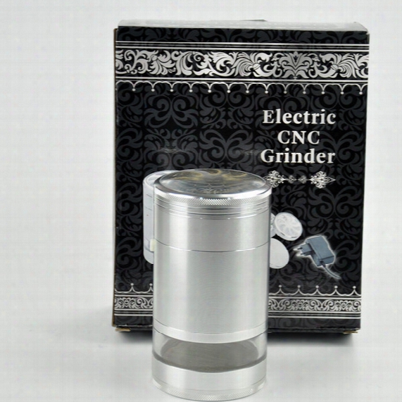 Jiju Automatic Herb Grinder New Aluminum Electric Tobacco Grinder Crusher Herb Spice Quickly Smoke Grinders Jl-129ja