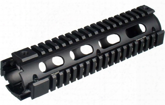 Model Tactical 4 Quad Rail Sydtem Ar-15/m4 Drop-in Handguard Mtu001 Carbine 6.7 Inch Picatinny Aluminum Black For Airsoft